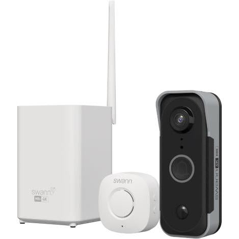 Swann MaxRanger4K Entrance Video Doorbell and BaseStation [Unbranded Packaging]