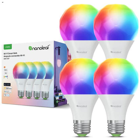 Nanoleaf Essential E27 WiFi Bulb [4 Pack]
