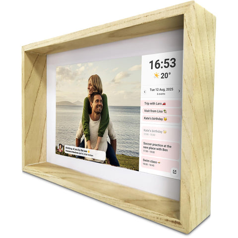 Jackson Frameo Boxy Smart Digital Photo Frame 10.1" 16GB (Oak)
