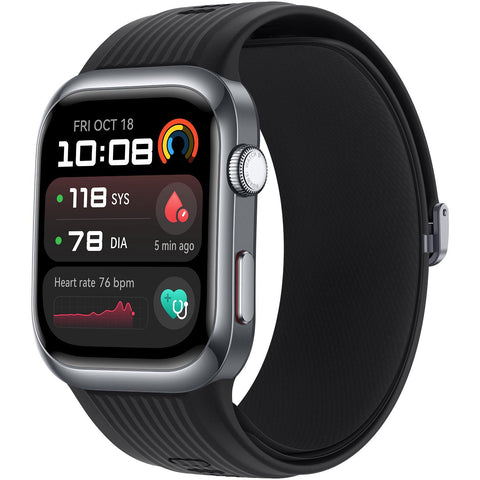 Huawei Watch D2 Blood Pressure Monitoring Smartwatch (Black Fluoroelastomer Strap)