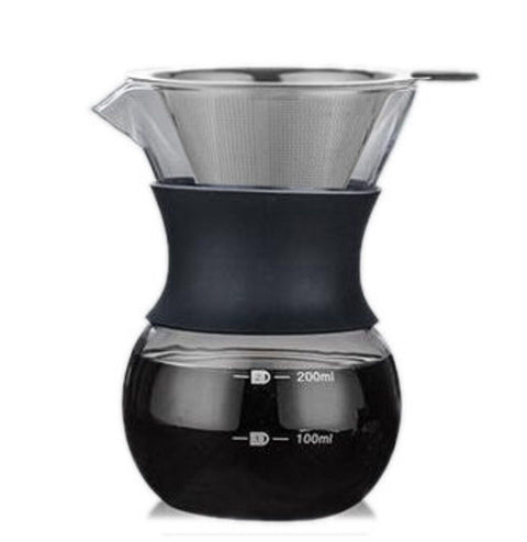 Coffee Culture 400ml Pour Over Coffee Maker Glass Jug Dripper with Filter