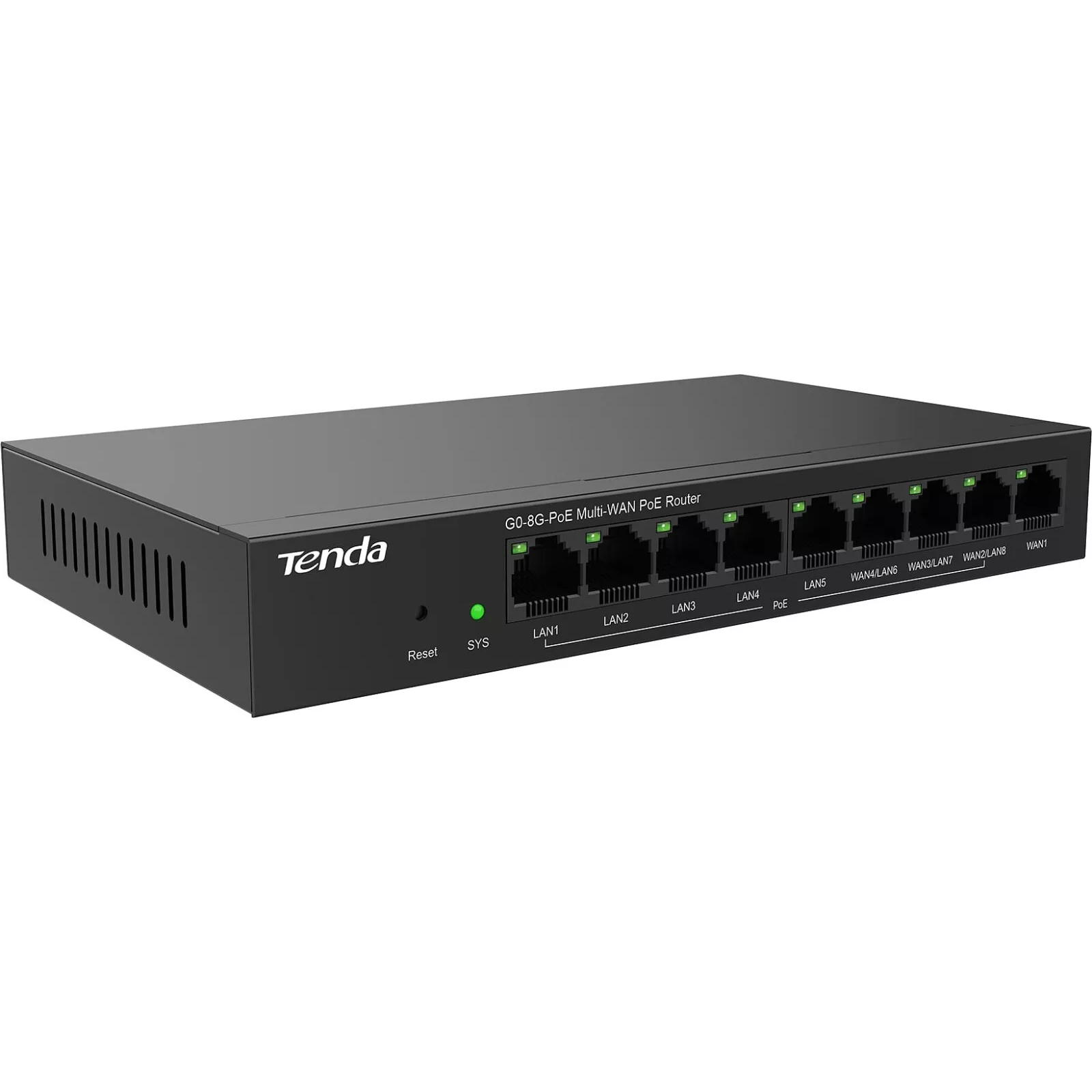 Tenda G0-8G-PoE Port Gigabit Ethernet Router JB Hi-Fi
