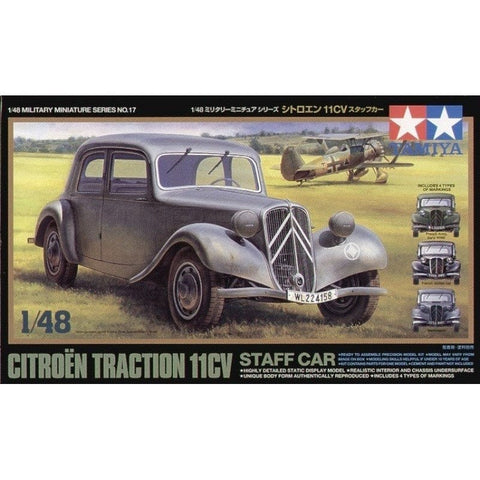 Tamiya 1/48 Citroen Traction 11CV Staff Car