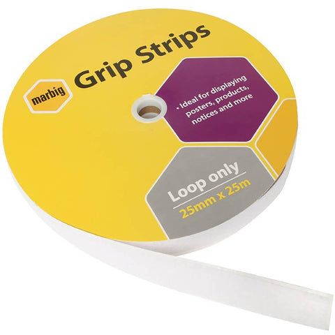 Marbig Grip Strips Loop Only 25mmx25m