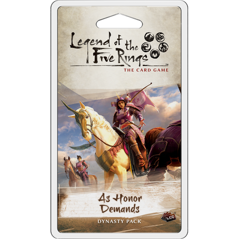Asmodee Legend of the Five Rings LCG As Honor Demands Game
