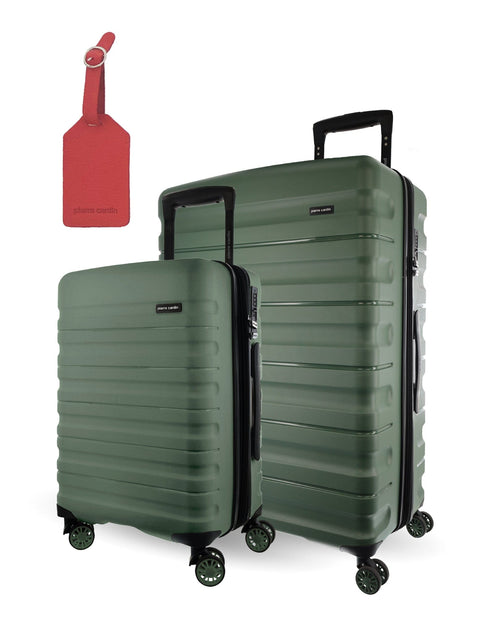 Pierre Cardin Hard-Shell Luggage Medium+Cabin Moss