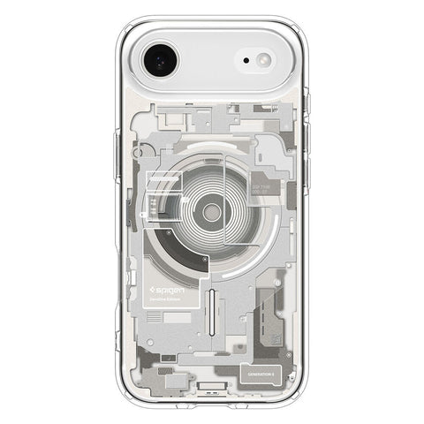 Spigen Apple iPhone Air Ultra Hybrid Zero One (MagFit) Case - Zero One Natural Titanium