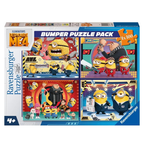 Ravensburger 4x100pc Despicable Me Bumper Pack Puzzle