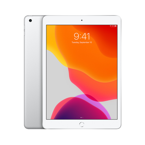 Apple iPad 7th Gen 128GB WiFi Cellular (Silver) [~Refurbished: Excellent]
