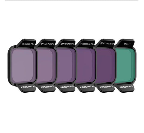 Freewell 6-pack Bright Day Filter Set for DJI Flip / DJI Lito X1