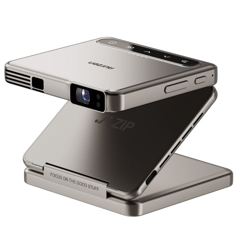 Aurzen ZIP Tri-Fold Portable Projector Gold