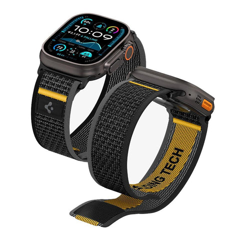Spigen Apple Watch 49mm 46mm 45mm 44mm 42mm Athlex Air Band (Active Black)