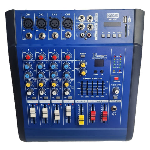 Sonken MPX-4BT Professional Karaoke Mixer Amplifier (500Watts - RMS)