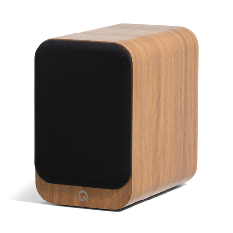 Q Acoustics 3020c Standmount Speakers Pin Oak Pair
