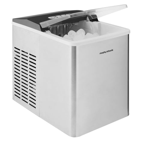 Morphy Richards Compact 12kg Stainless Steel Ice Maker Ice Cube Machine