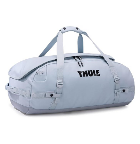 Thule Chasm 70L Duffel Overnight Bag Convertible Backpack Duffle in Soft Blue