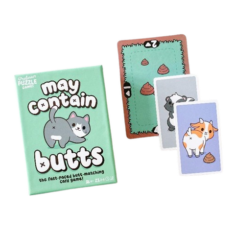 Professor Puzzle May Contain Butts Card Game