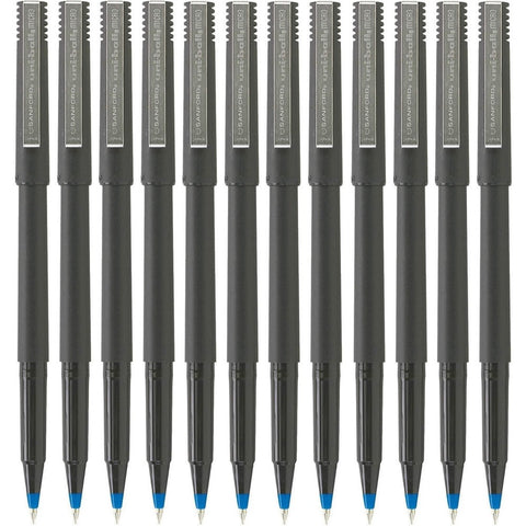 Uni-Ball UB120 Micro Liquid Ink Rollerball Pen 0.5mm Blue Box 12