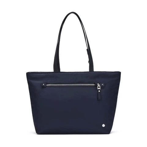 Pacsafe W Anti-Theft RFID Blocking Carryall 13" Laptop Tote Bag Navy