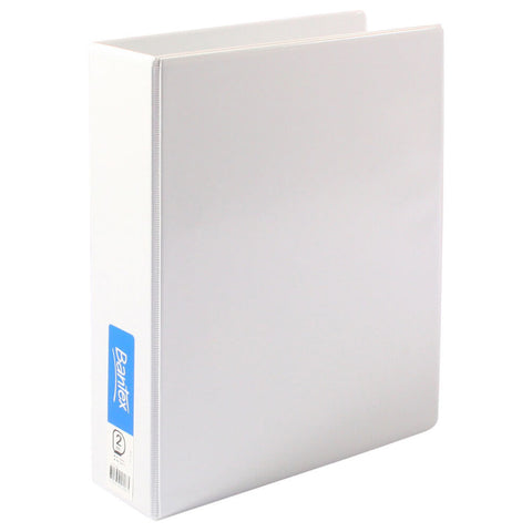 Bantex Insert Binder 50mm A4 (White) - 2 D-ring