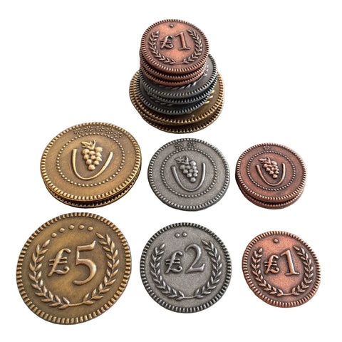 Stonemaier Games Viticulture Metal Coins
