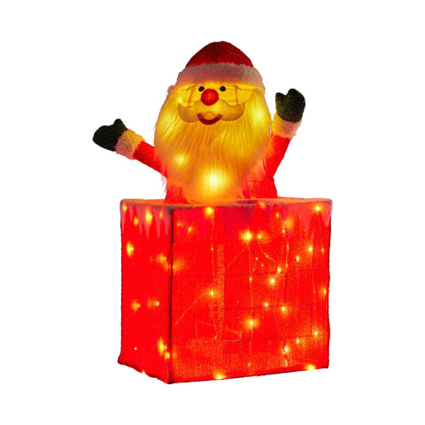 Christabelle 76cm Santa in Chimney Decoration