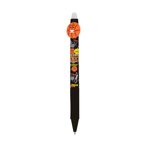 ONLINE magiXX Fun Erasable Gel Pen, Basketball Black