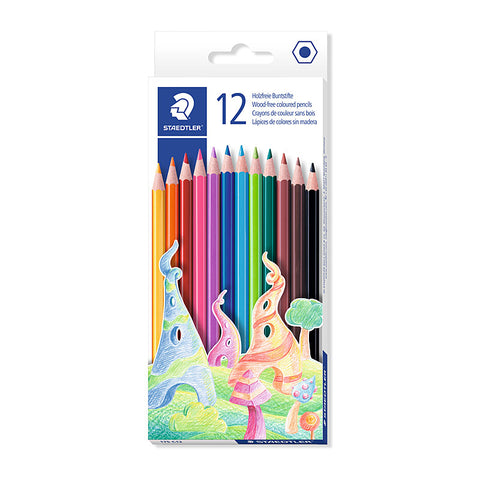 Staedtler Hexagonal Colour Pencils (Assorted) [Box 12]