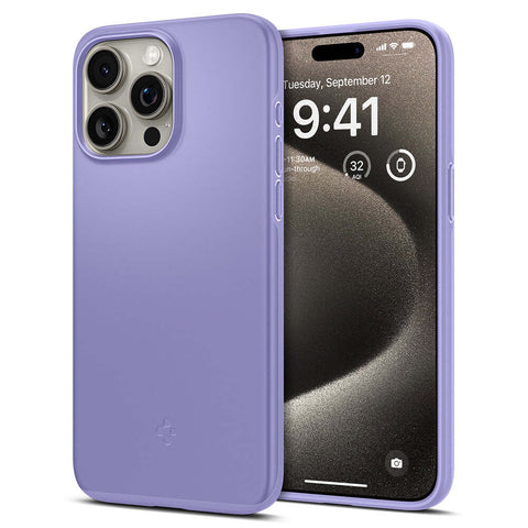 SPIGEN Thin Fit Case for iPhone 15 Pro Max (Iris Purple)