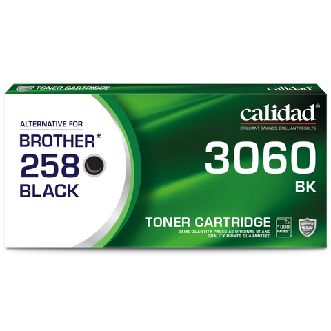 Calidad Brother TN-258 Black Laser Toner Cartridge
