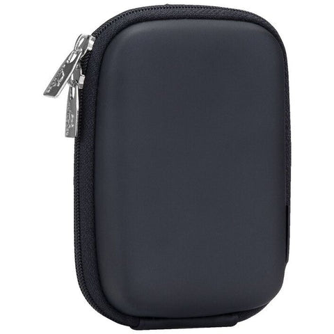 Rivacase 7103 Compact Shockproof Digital Camera Bag Hard Case (Black)