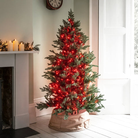 Lexi Lighting 240 LED Fairy Light Chain Dark Green Cable - Red
