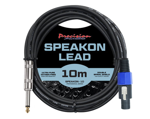 Precision Audio 10m Speakon To 1/4" Jack Cable