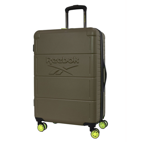Reebok Wanderer Medium 90L Hard Shell Case Suitcase Travel Luggage (Khaki)
