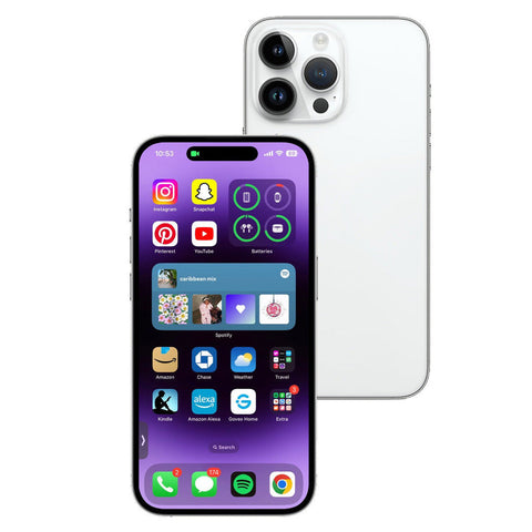 Apple iPhone 14 Pro 256GB (Silver) [~Refurbished: Excellent]