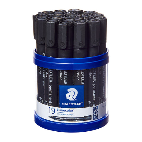 Staedtler Permanent Marker 352 Bulletpoint (Black) [Cup 19]