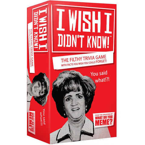I Wish I Didnt Know