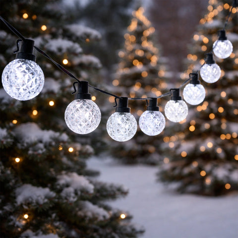 Lexi Lighting 40LED Globe String Light - White