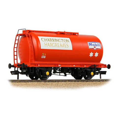 Bachman OO BR 45T TTA Tank Wagon 'Charrington Hargreaves/Mobil' Red