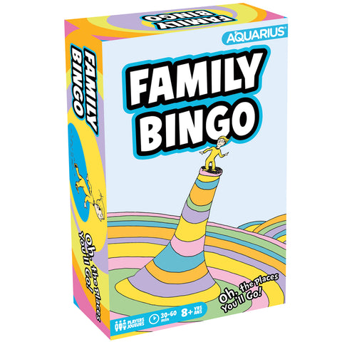 Aquarius Oh, the Places You'll Go! Family Bingo Game Kids/Adult Party Play 8+