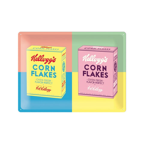 Nostalgic-Art Kellogg's Packaging Pop 30x40cm Large Metal Tin Sign Plaque