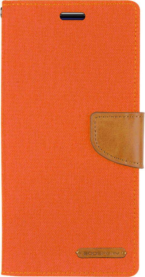 Goospery Canvas Diary For iPhone XS Max - orange