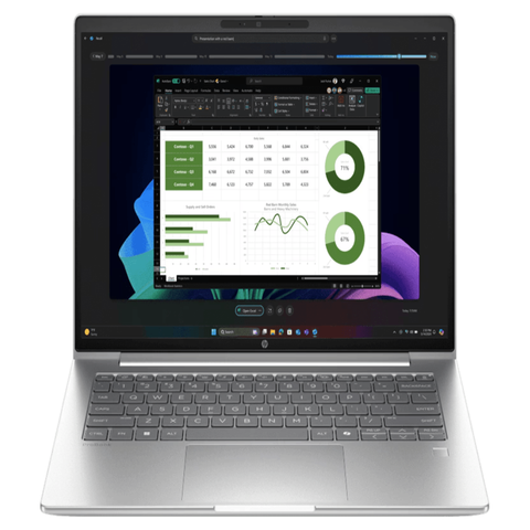 HP ProBook 4 G1i 14" WUXGA Core Ultra 5 16GB RAM 512GB AI Business Laptop - Pike Silver