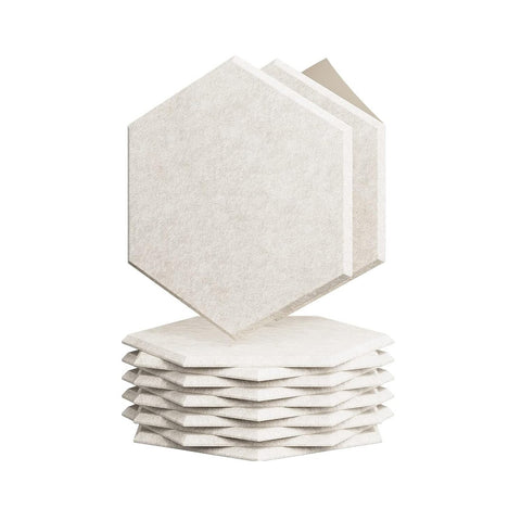 iDeer Life Acoustic Foam Panels 12pcs Hexagon Sand