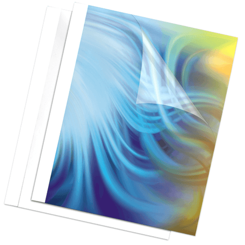 Fellowes Thermal Binding Cover Gloss Back A4 3mm Pack of 100 (White)