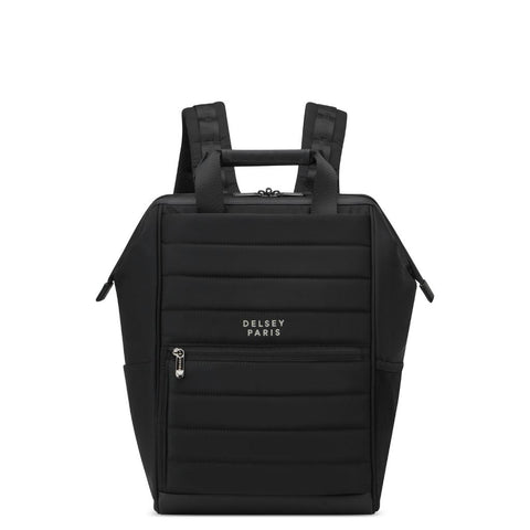 Delsey Shadow 5.0 Soft Laptop Backpack 14" - Black
