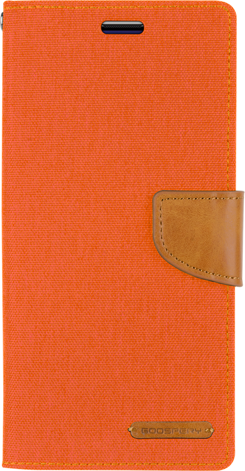 Goospery Canvas Diary Galaxy S10e (Orange)