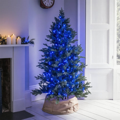 Lexi Lighting 240 LED Fairy Light Chain Clear Cable - Blue