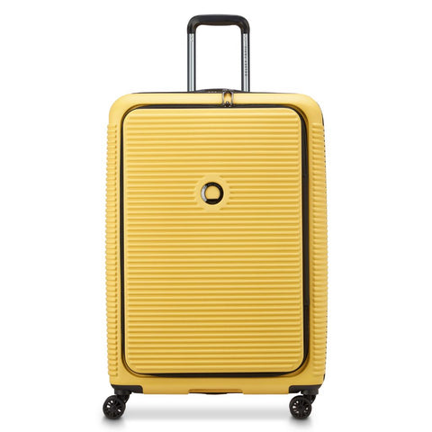 Delsey Freestyle Front Opening 76cm Large Luggage - Yellow