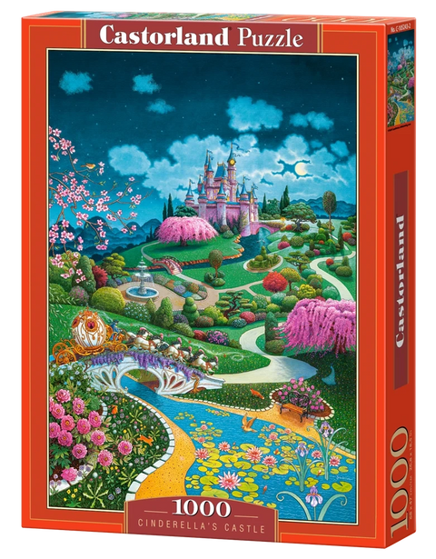 Castorland 1000-Pieces Cinderellas Castle Puzzle